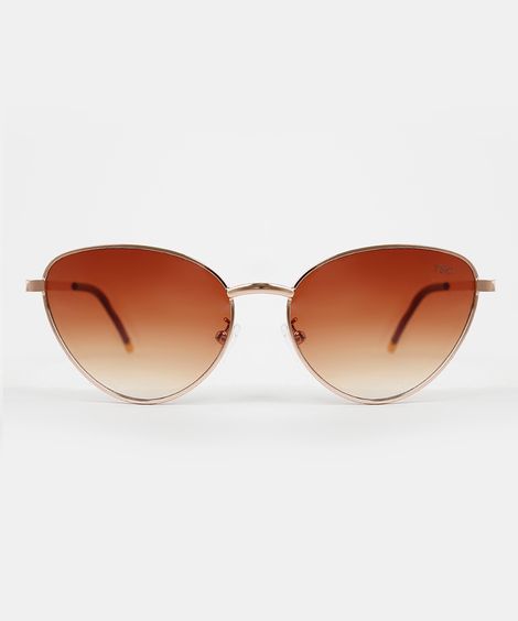 Óculos de Sol Gatinho Feminino Yessica Dourado