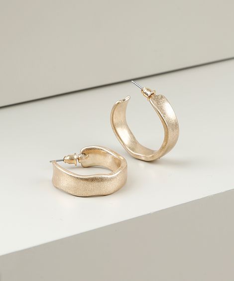 Brinco Feminino de Argola Dourado