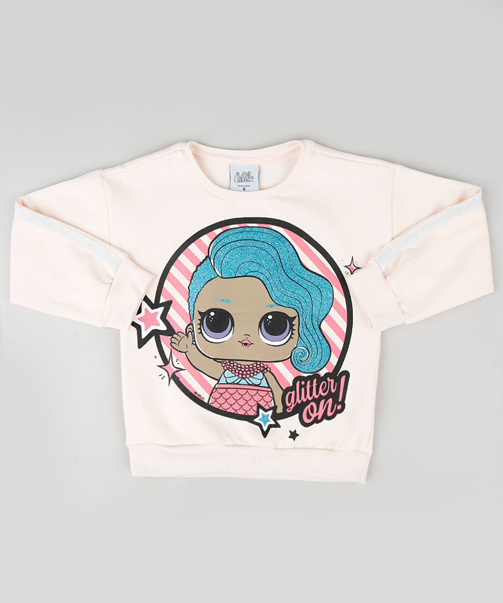 Blusao-Infantil-LOL-Surprise-em-Moletom-Rosa-Claro-9905740-Rosa_Claro_1