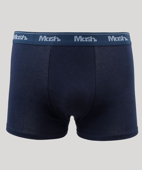 Kit de 2 Cuecas Masculinas Mash Boxer Cós com Elástico Multicor