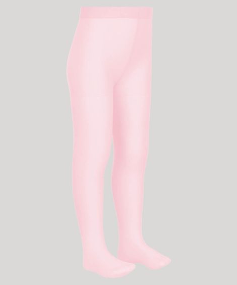 Meia Calça Infantil Lupo Fina Fio 20 Rosa