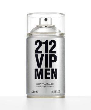 Body Spray Carolina Herrera 212 VIP Men 250ml  Único