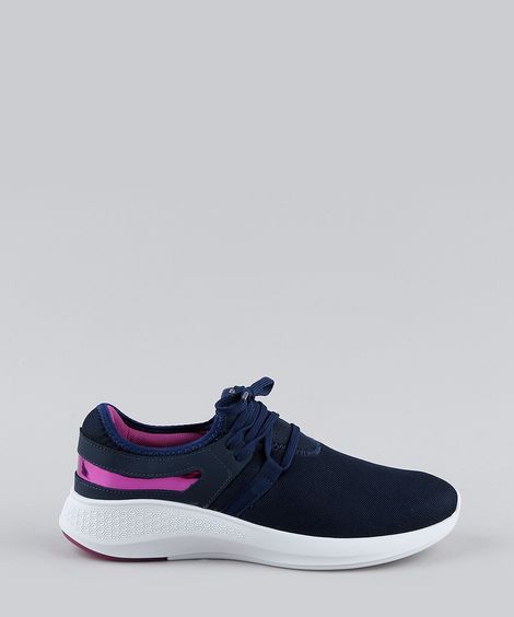 Tênis Feminino Actvitta Esportivo Azul Marinho
