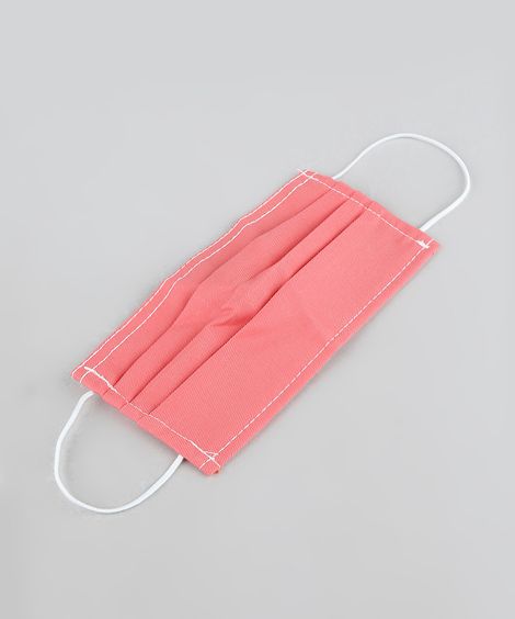 Máscara de Tecido Reutilizável para Proteção Individual  Rosa