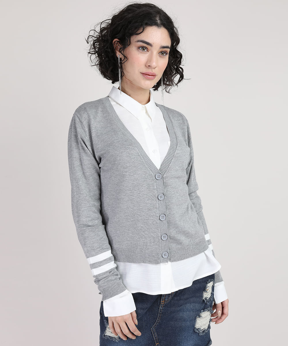 cardigan cea feminino