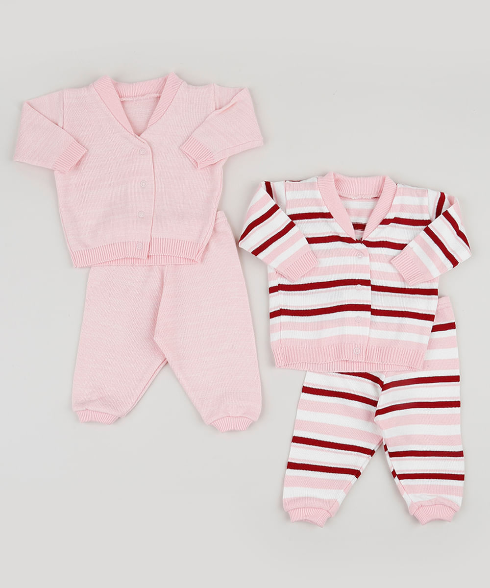 Kit-Presente-Pimpolho-de-2-Conjuntos-Infantis-em-Trico-Cardgan---Calca-Rosa-9952190-Rosa_1