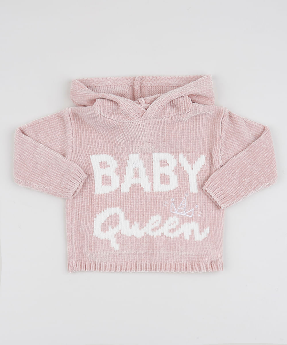 Blusao-de-Chenille-Infantil-com-Capuz-Rosa-9794868-Rosa_1