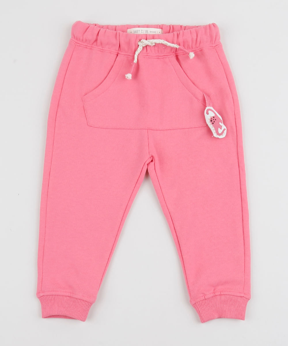 Calca-de-Moletom-Infantil-Bolso-Canguru-Rosa-9794856-Rosa_1