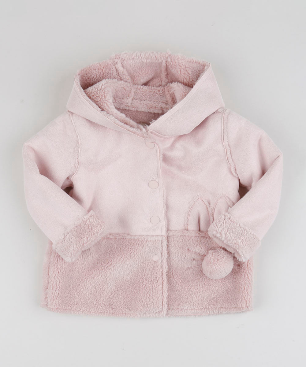 Colete-Infantil-em-Pelo-com-Bolsos-Rosa-Claro-9810483-Rosa_Claro_1