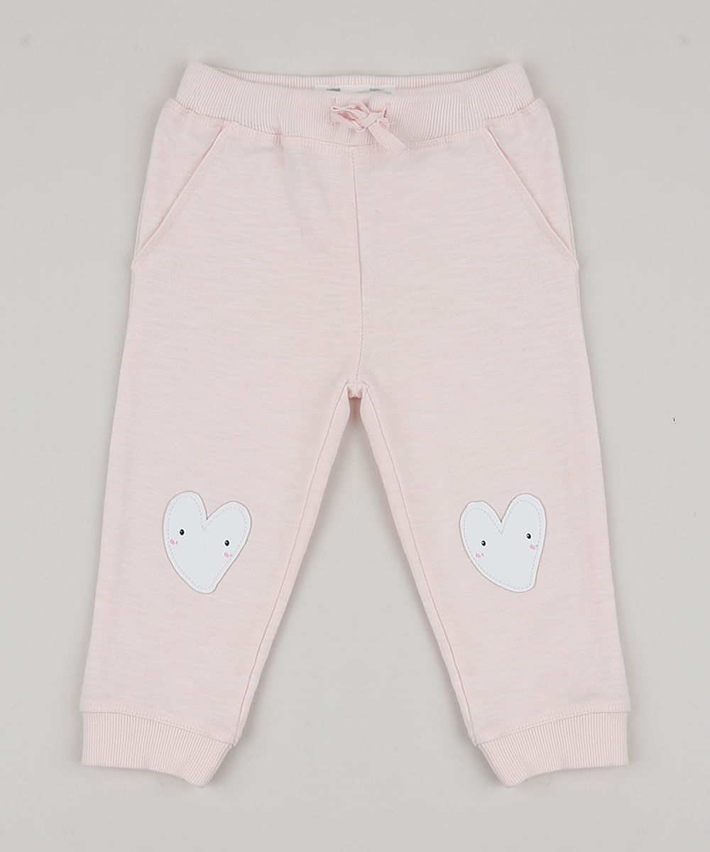 Calca-Infantil-Coracoes-Rosa-Claro-9834062-Rosa_Claro_1