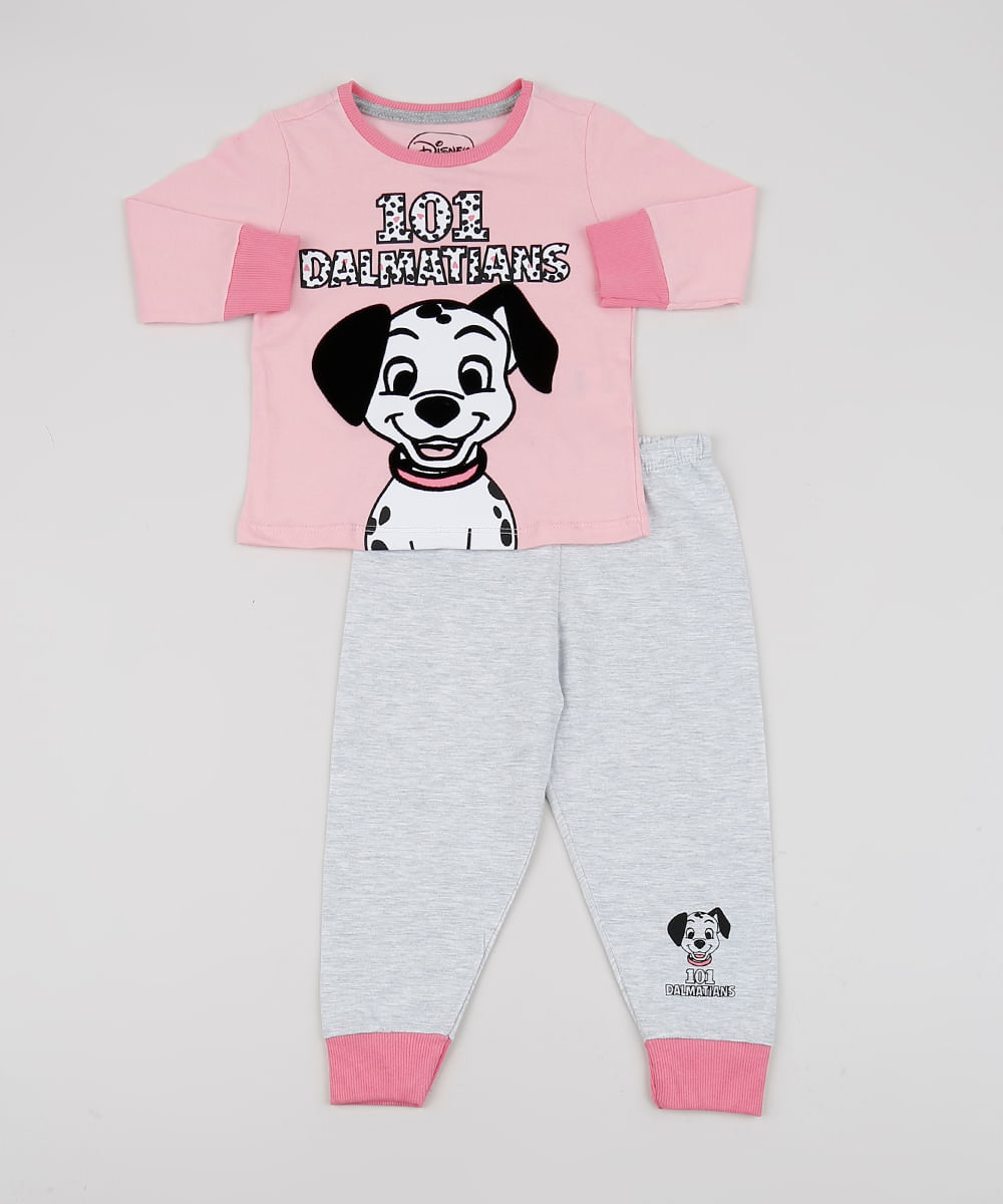 Pijama-Infantil-101-Dalmatas-Manga-Longa-Rosa-9942765-Rosa_1