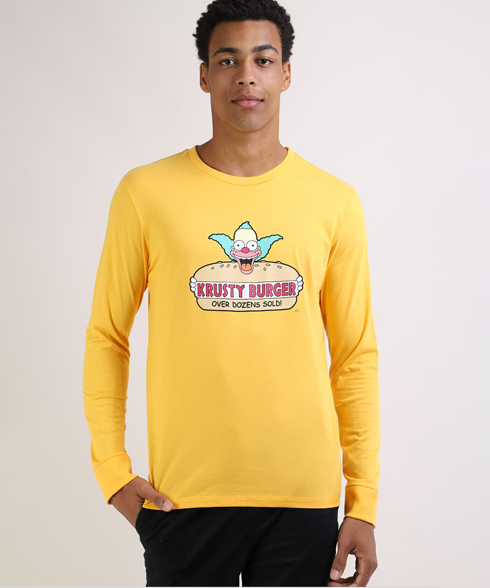 camiseta krusty burger