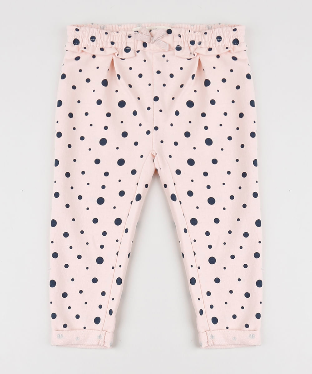 Calca-de-Moletom-Infantil-Estampada-de-Poa-Rosa-9794850-Rosa_1