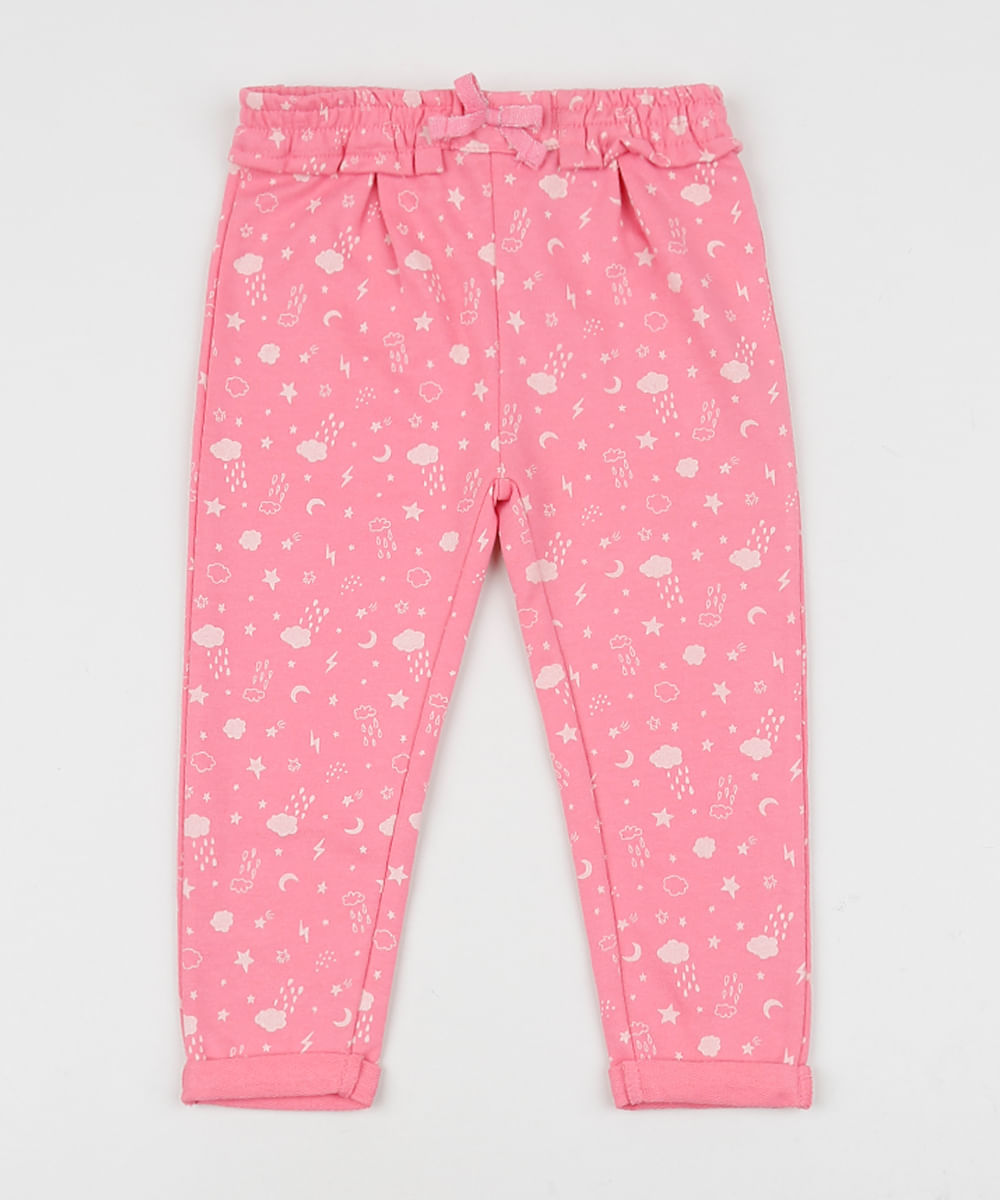 Calca-Legging-Infantil-Estampado-de-Tempestade-Rosa-9794853-Rosa_1