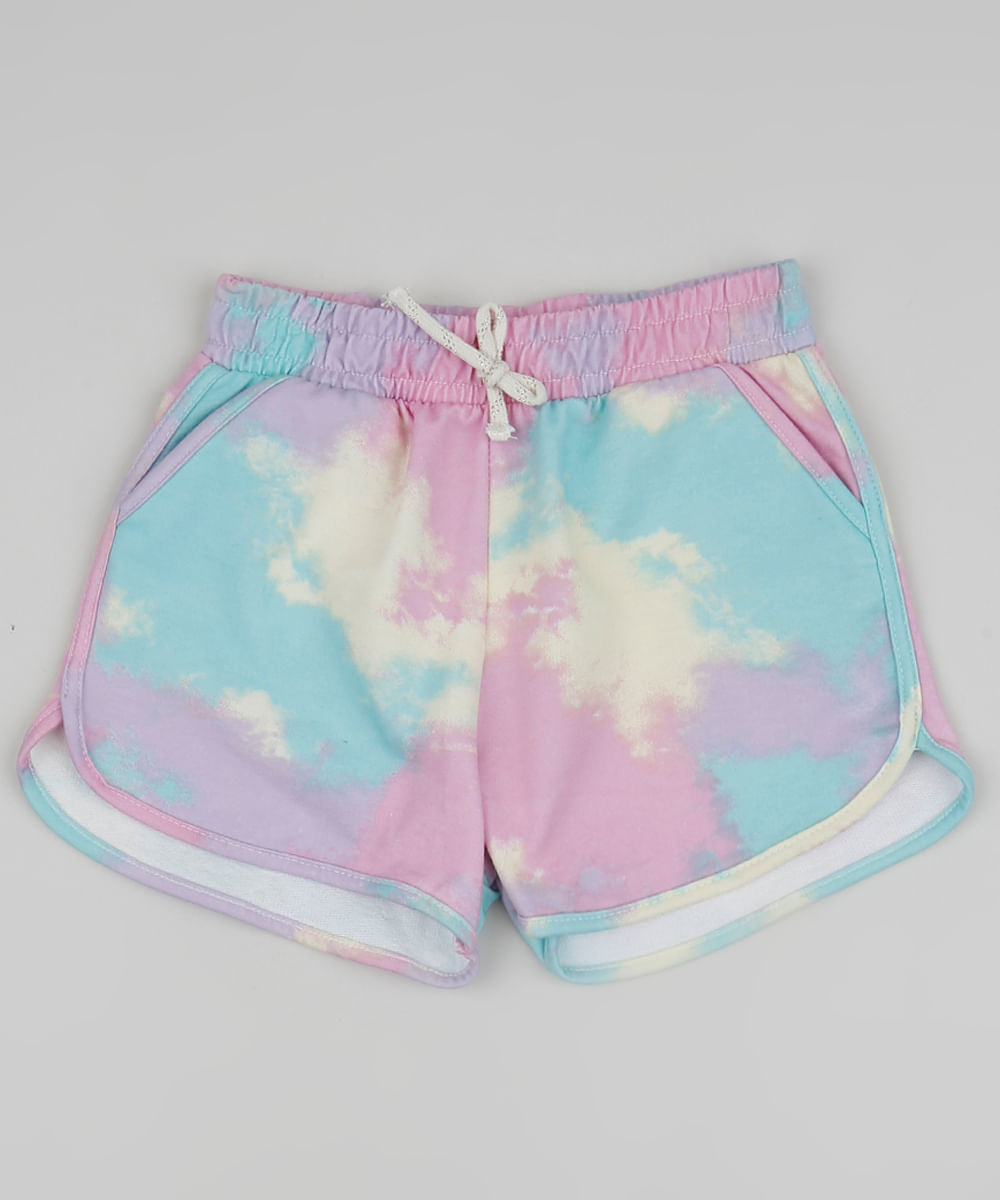 Short-de-Moletom-Infantil-Estampado-Tie-Dye-Rosa-9956930-Rosa_1