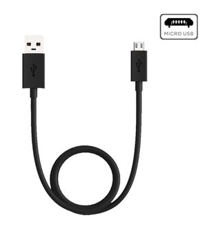 Cabo de Dados e Carga Motorola com Conector USB de 1 Metro Preto