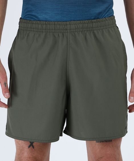Bermuda Masculina Esportiva com Listra Laterais  Verde