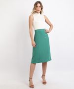 Saia-Feminina-Midi-Com-Botoes--Verde-9952554-Verde_3