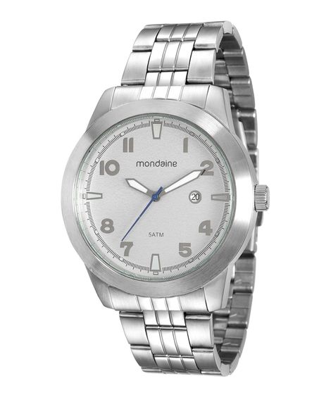 Relógio Analógico Mondaine Masculino - 94965G0MVNA2 Prateado