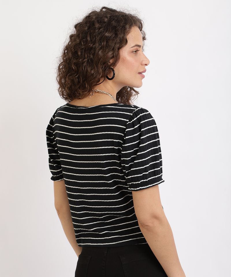 Blusa discount listrada cea