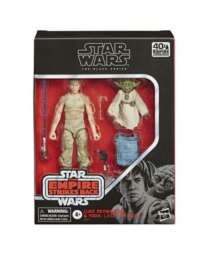 Conjunto de Figuras - Star Wars - 40º Aniversário - Luke Skywalker e Yoda - Hasbro