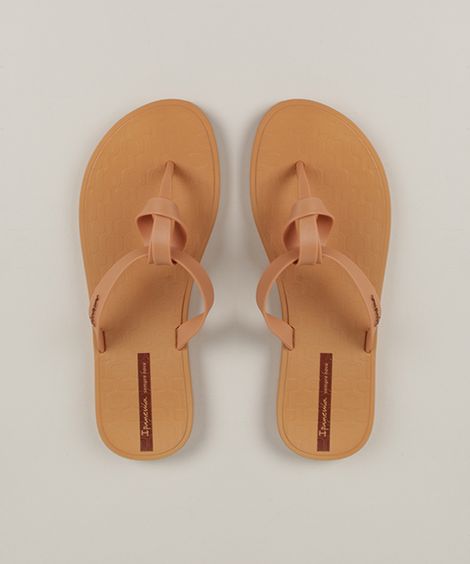 Chinelo Feminino Ipanema com Nó Bege