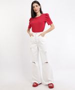 Blusa-Feminina-Basica-Texturizada-Manga-Bufante-Decote-Redondo-Vermelha-9856461-Vermelho_3