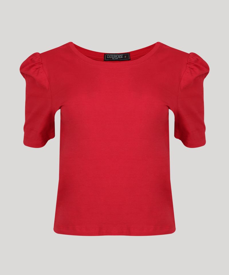 Blusa-Feminina-Basica-Texturizada-Manga-Bufante-Decote-Redondo-Vermelha-9856461-Vermelho_5