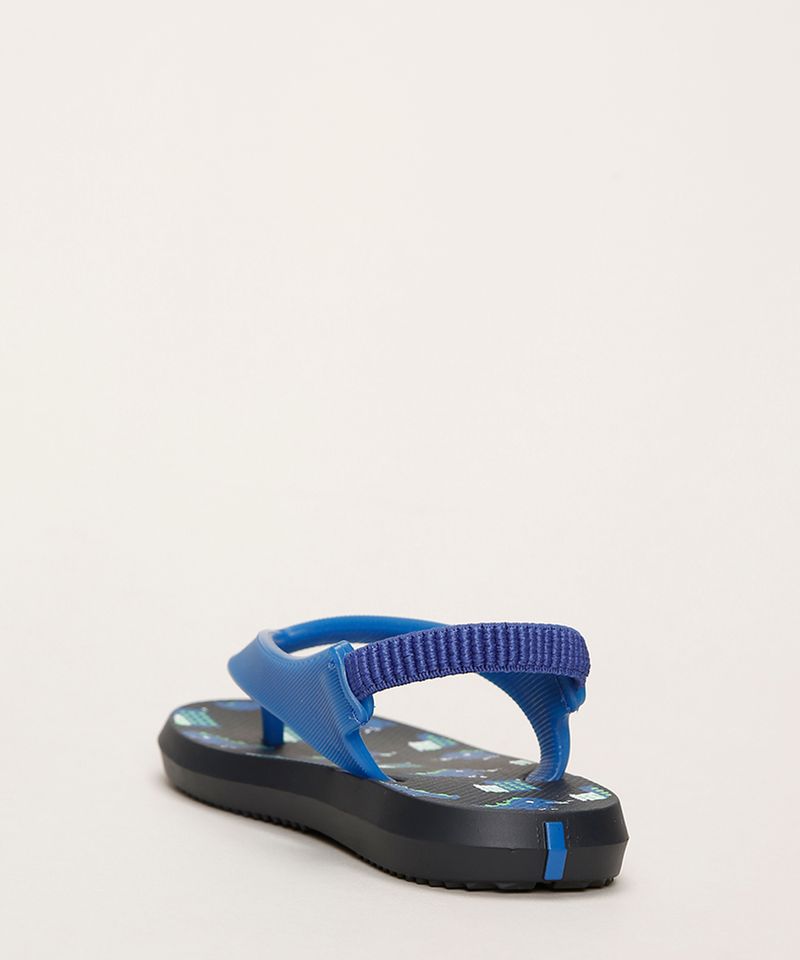 Chinelo-Infantil-Rider-R1-Estampado-de-Dinossauros-com-Elastico-Azul-Marinho-9964732-Azul_Marinho_4