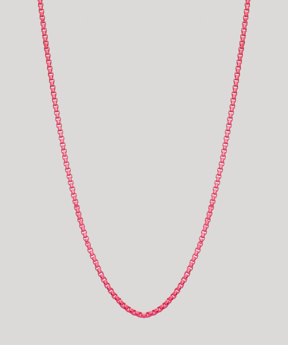 Colar-Feminino-Corrente-Delicado-Rosa-Neon-9965889-Rosa_Neon_1