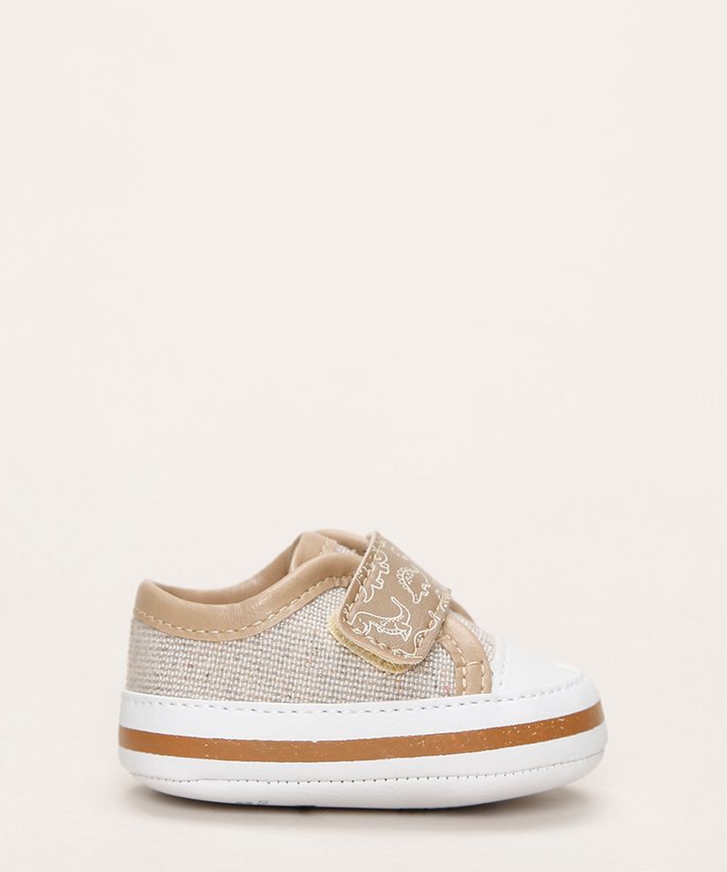 Tenis-Infantil-Pimpolho-Estampa-de-Dinossauros-Bege-9966090-Bege_2