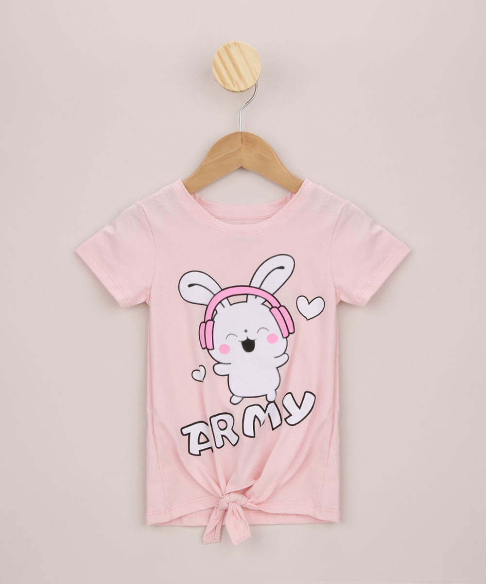 Blusa-Infantil-Army-com-No-Manga-Curta-Rosa-9963341-Rosa_1