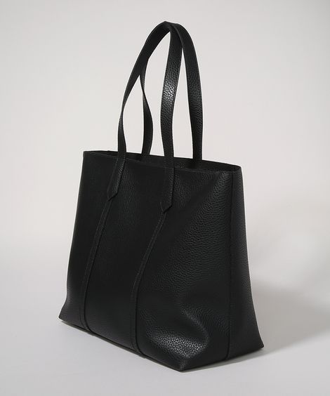 Bolsa Feminina Grande Shopper Alças Duplas Preta