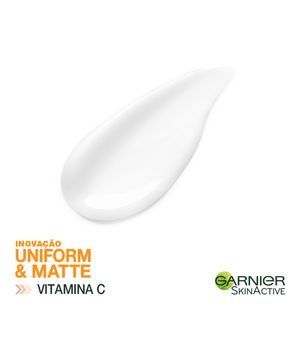 Protetor Hidratante Facial Garnier Uniform e Matte Vitamina C FPS 30 15g