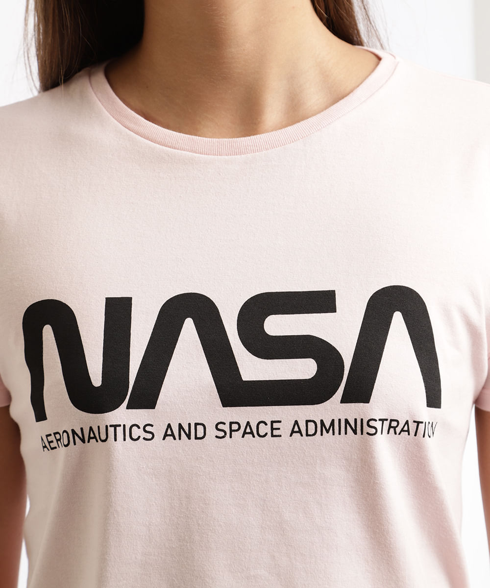 camiseta nasa feminina c&a