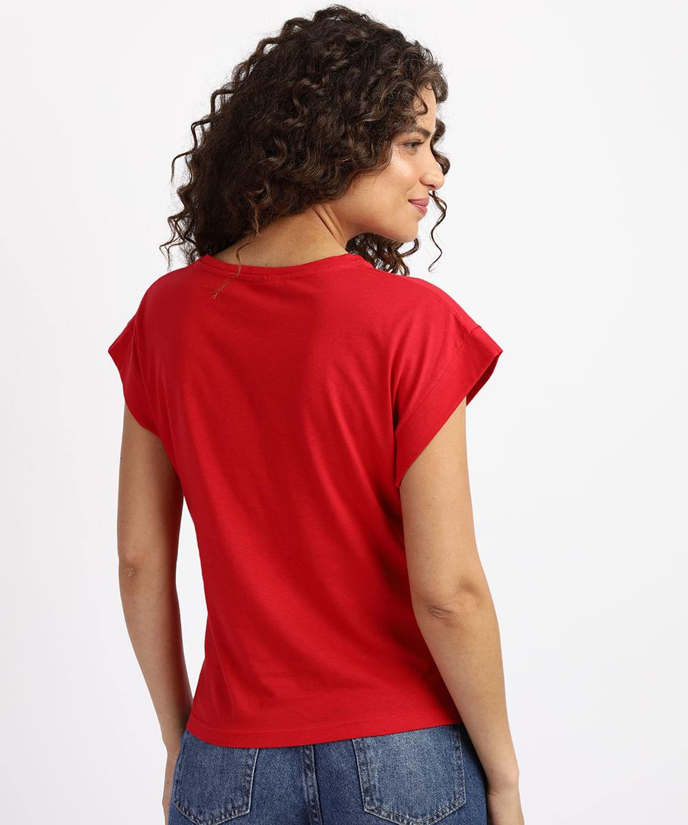 blusa muscle tee vermelha