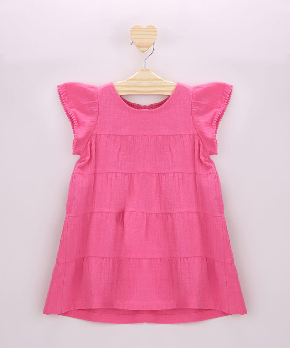 Vestido-Infantil-com-Recortes-Manga-Curta-Rosa-9948379-Rosa_1