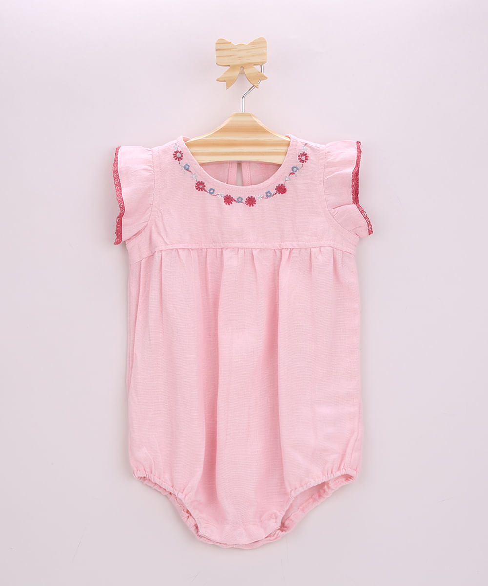 Body-Infantil-com-Linho-e-Bordados-Manga-Curta-Rosa-Claro-9844895-Rosa_Claro_1