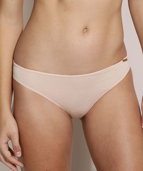Calcinha Love Secret Biquíni Confort Bege Claro