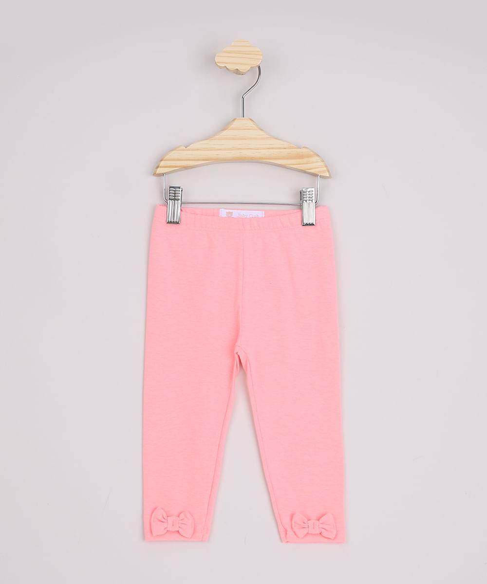 Calca-Legging-Infantil-Basica-Laco-e-Cos-com-Elastico-Rosa-Neon-9970650-Rosa_Neon_1