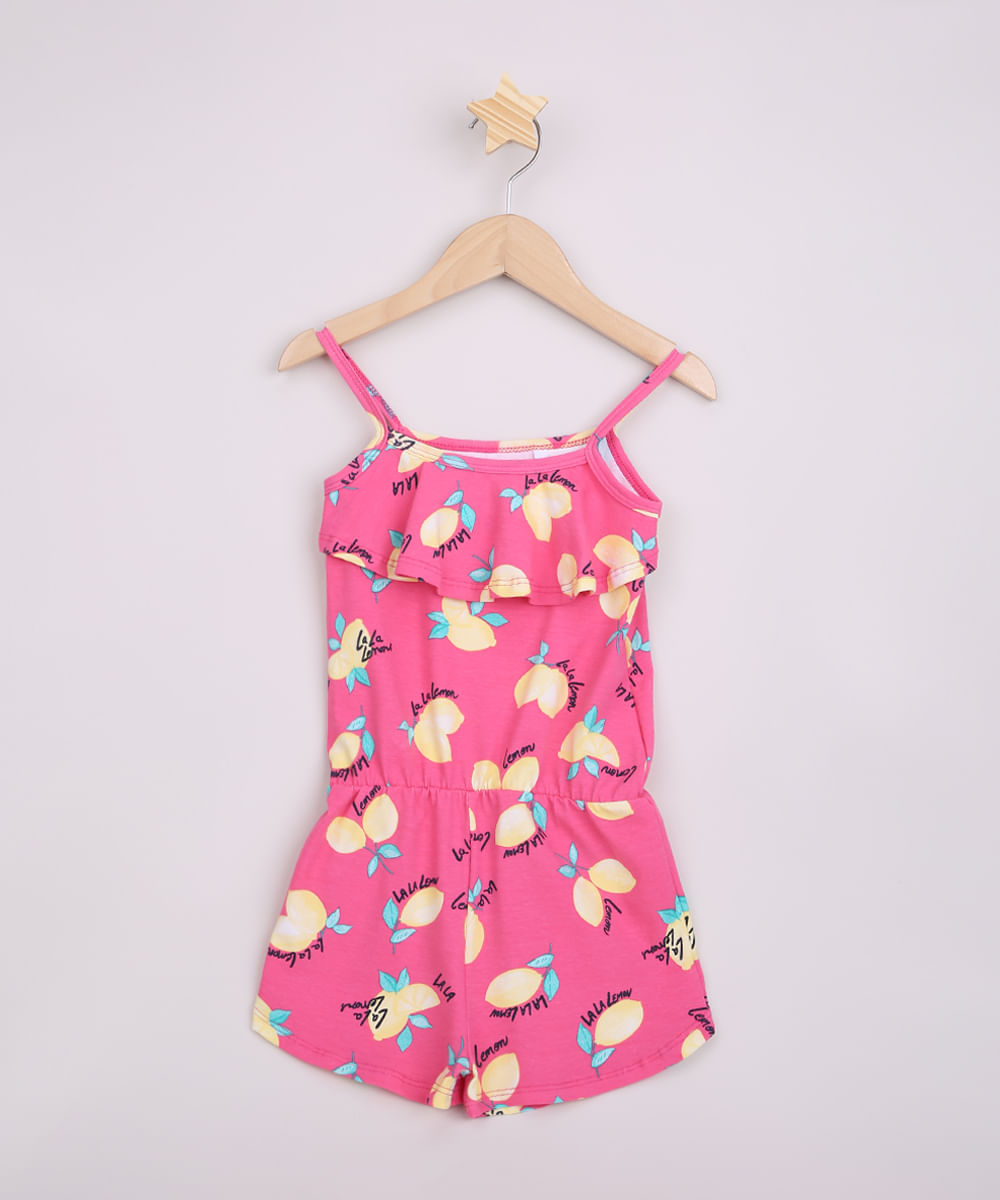 Macaquinho-Infantil-Estampado-de-Frutas-e-Texto-com-Babado-Alcas-Finas-Rosa-9965279-Rosa_1