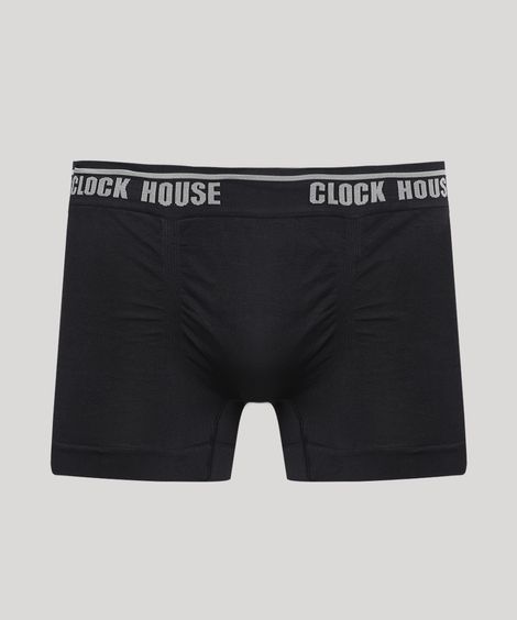 Cueca Masculina Boxer Sem Costura Preta