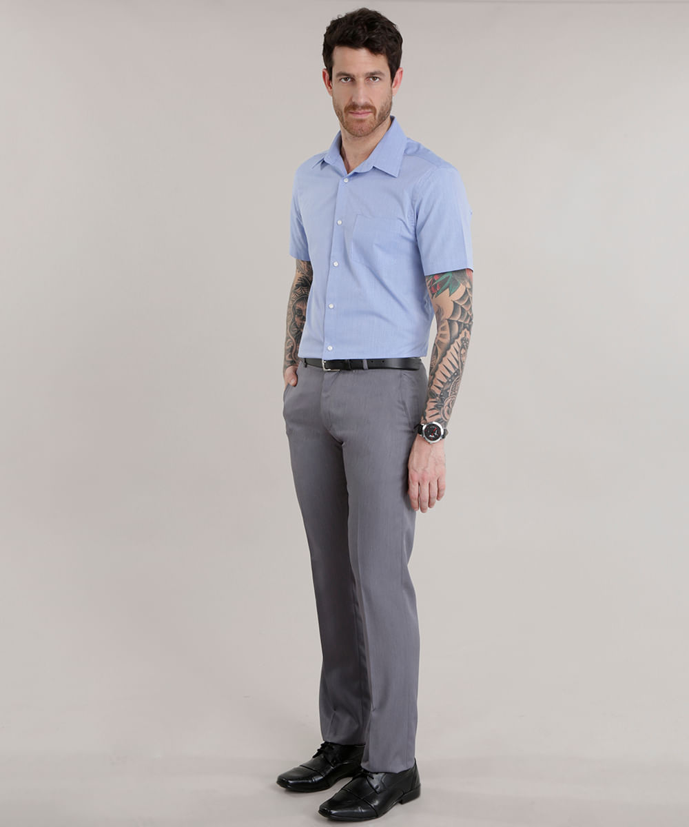 polo com calça social