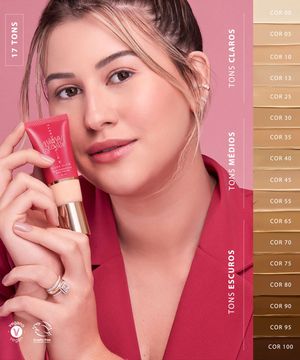 base líquida eudora niina secrets hidra glow cor 10