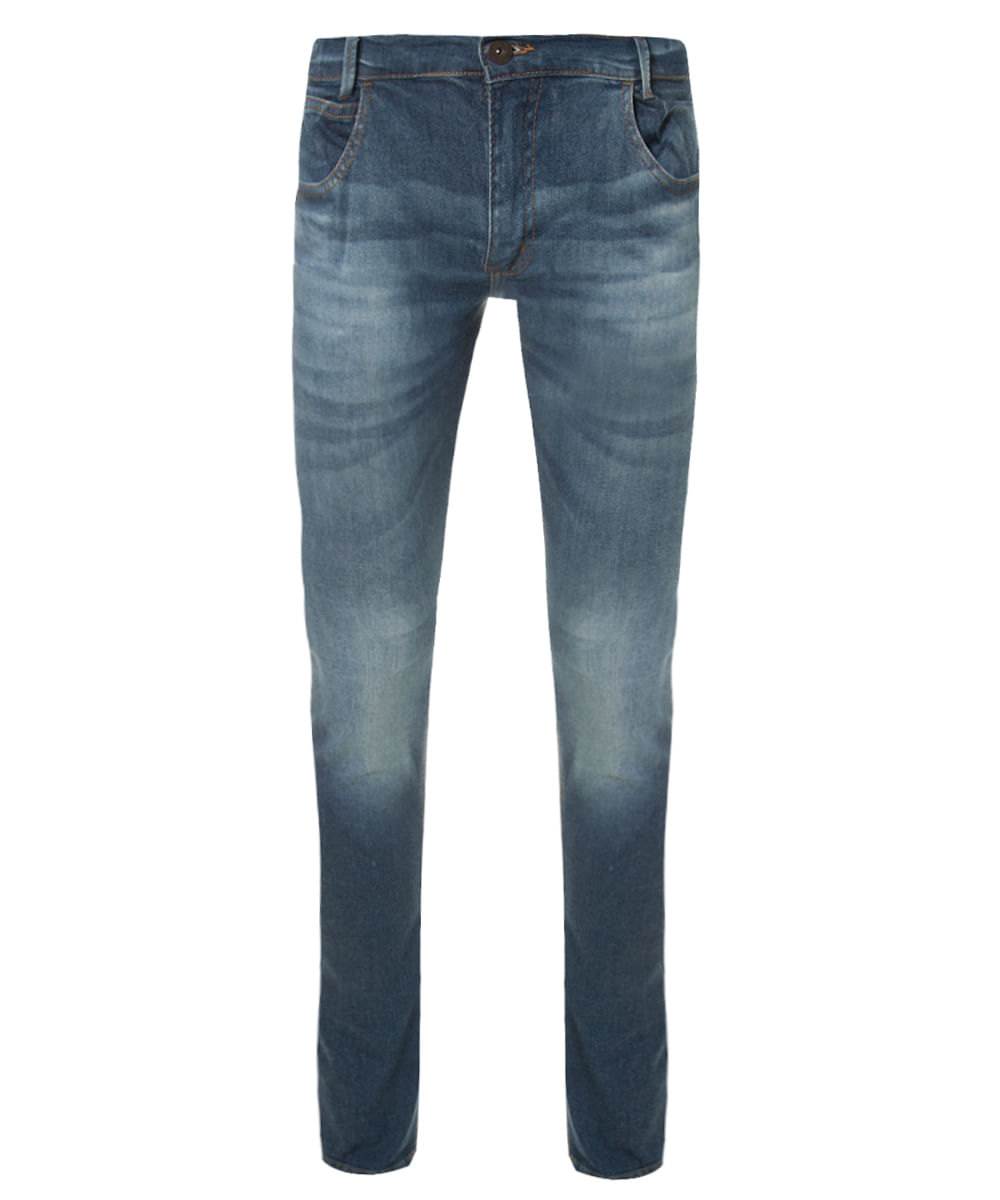 Exana-M Denimbluse - Khaki Green Wash
