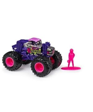 Mini Veículo e Figura - Monster Jam - 1/64 - Wild Flower - Sunny