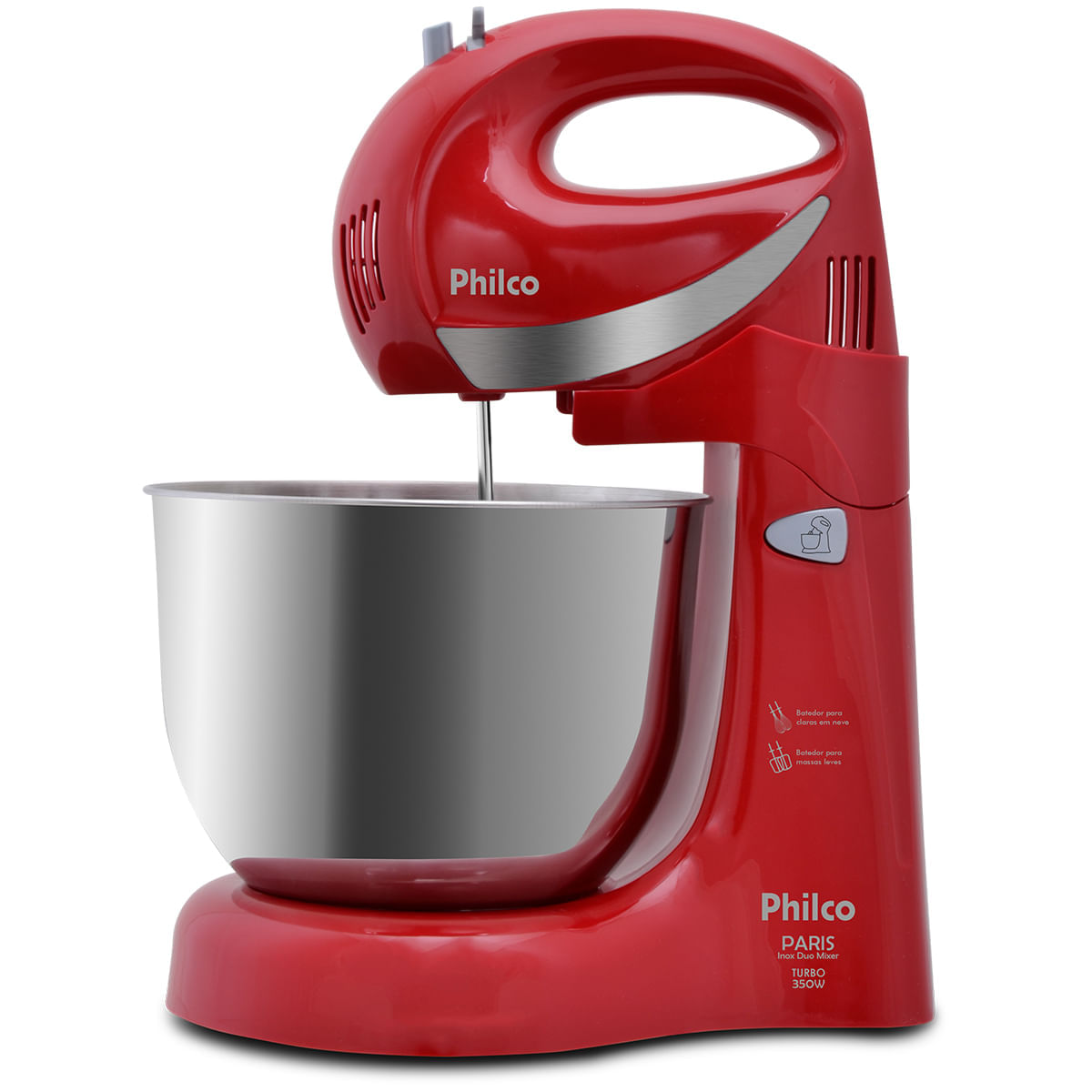 Batedeira Philco Paris Inox Duo Mixer Turbo Vermelha é boa?