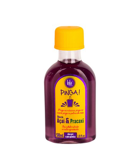 Óleo Capilar Pinga Açaí e Pracaxi Pré e Pós Sol Lola Cosmetics 50ml  Único