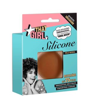 That Girl Silicone Pele Negra - Protetor Auto-Adesivo para os Seios 1 Par