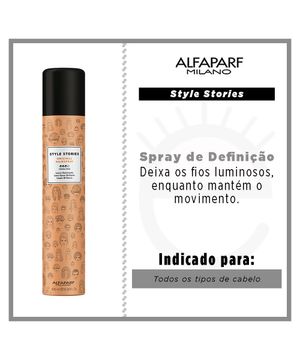 Spray Fixador Alfaparf Milano Style Stories Original Hairspray 500ml